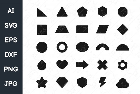 Download Basic Geometric Shapes. Simple Circular - Geometric shapes Collection