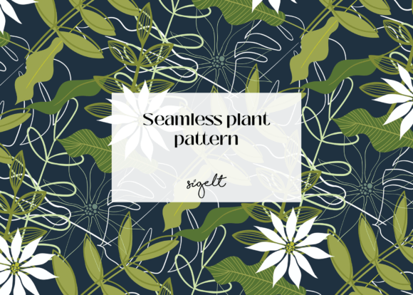 Download Seamless Plant Pattern - Plant Collection