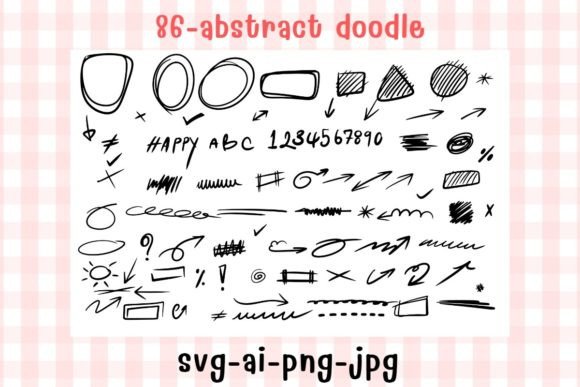 Download 86-abstract Doodle Svg - Doodle Collection