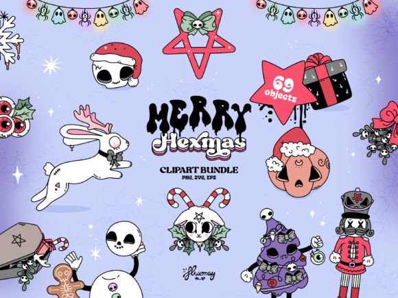 Download Merry Hexmas - Gothic Christmas Bundle - Christmas bundle Collection