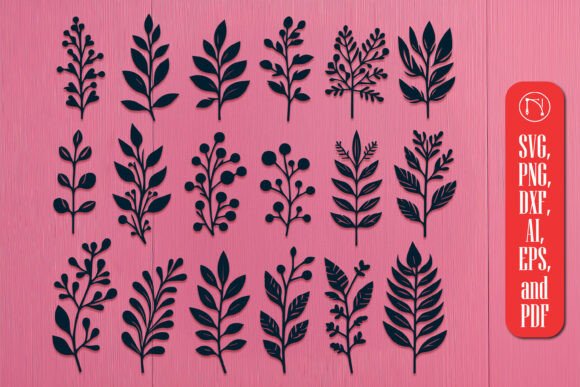 Download Cricut Natural Shapes Plant SVG Cut File - Plant Collection